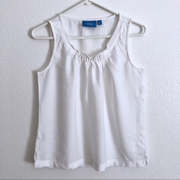 Simply Vera Vera Wang Tops - Simply Vera Vera Wang | White Sleeveless Blouse